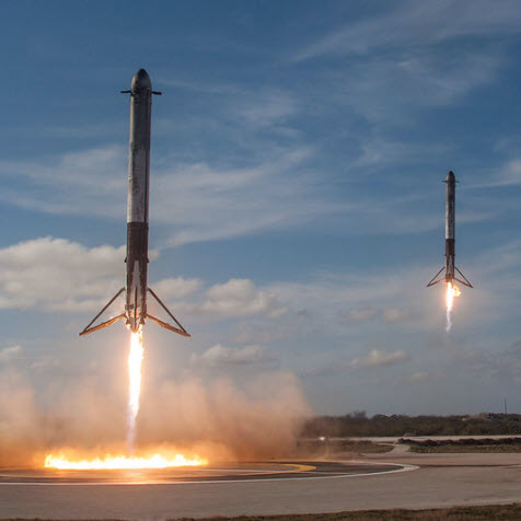 SpaceX Falcon 9 vertical landing