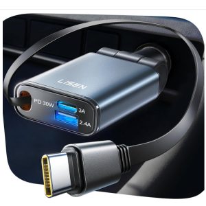 LISEN for Car Charger USB C Fast